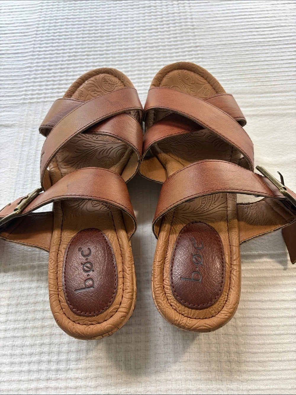 b.o.c. crisscross leather